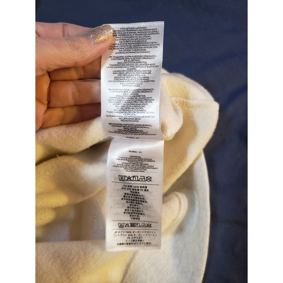 P.E. Nation NWT Womens Endurance Drawstring Hoodie Sweatshirt White M Pullover - Picture 16 of 16